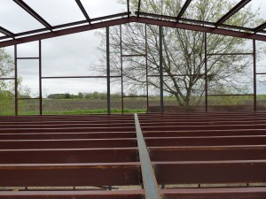 Looking east from 2nd story.